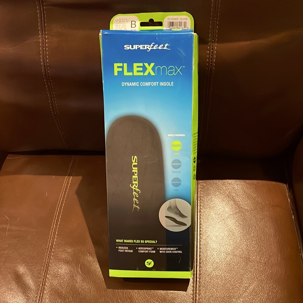 New! Super Feet, flex max insoles size be brand new, never worn